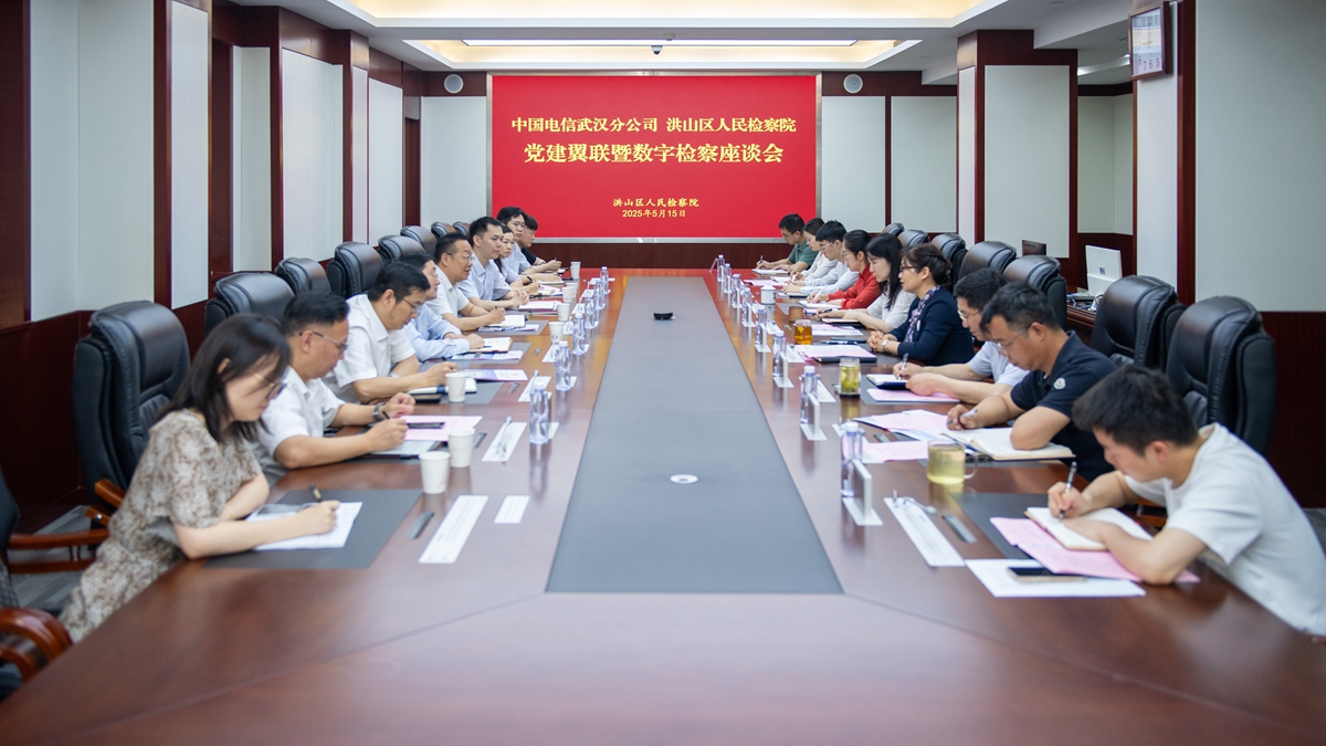 从“翼联”到“智联”：洪山检察与洪山电信共商“检察+技术”协同新范式