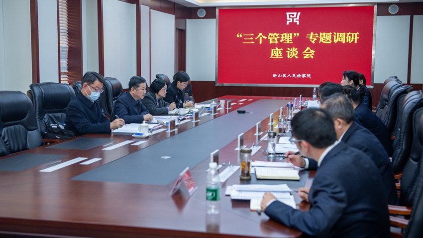 省检察院在武汉洪山调研“三个管理”工作